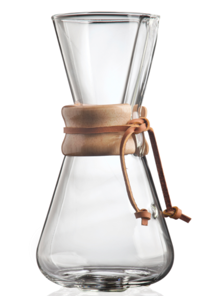 CHEMEX® 3-Cup Classic Series Glass Coffee Maker